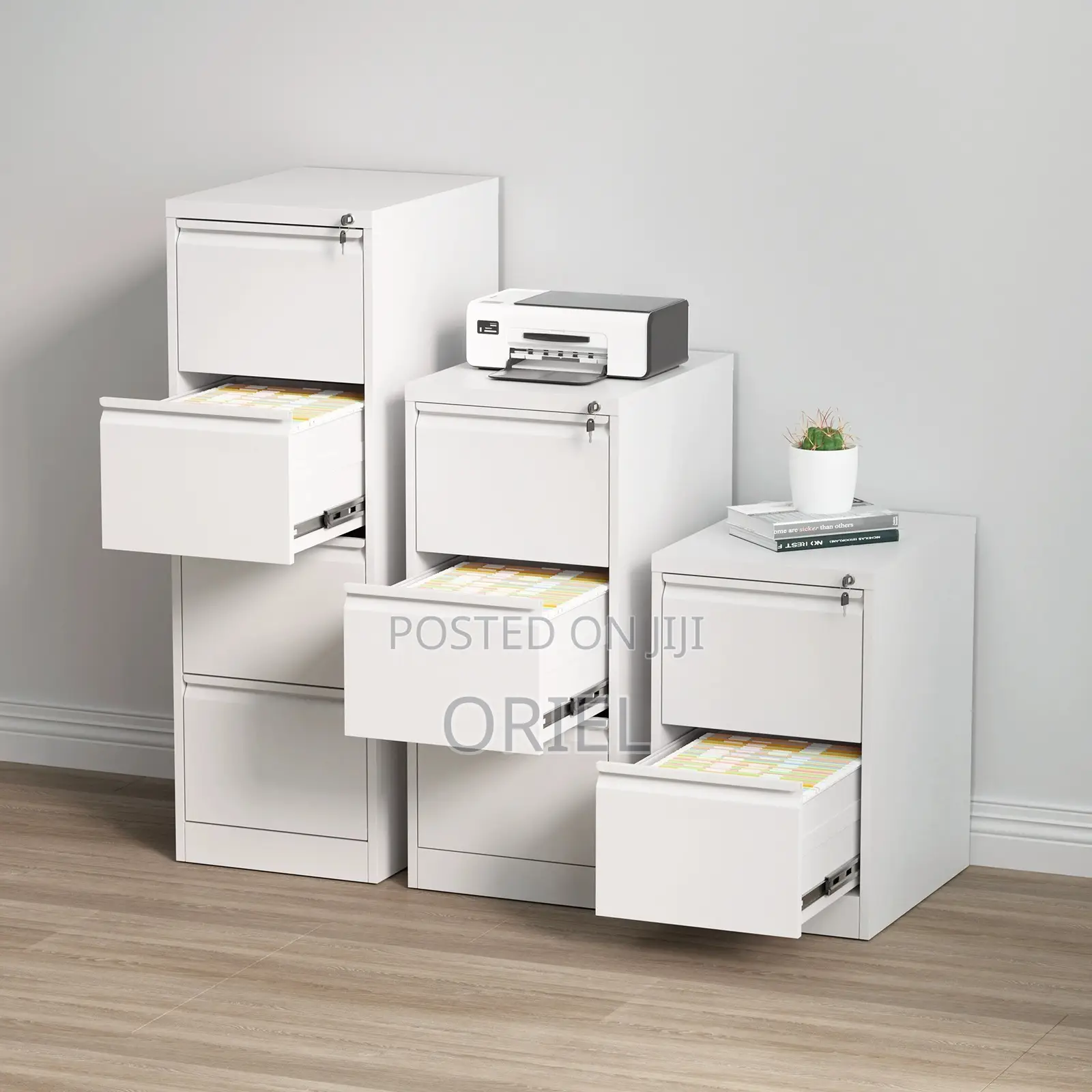 Office Cabinet : 4-Drawer Storage Filing Office Cabinet