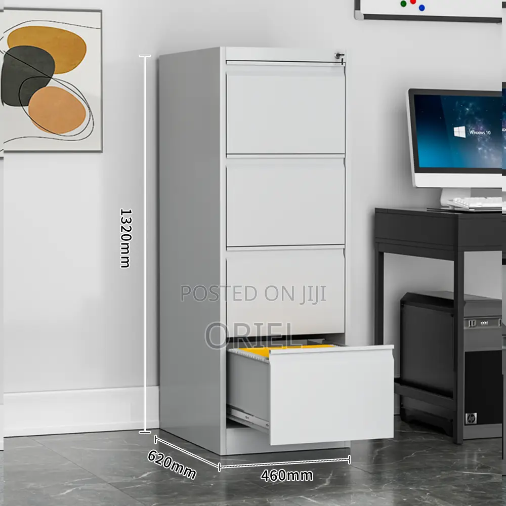 Office Cabinet : 4-Drawer Storage Filing Office Cabinet