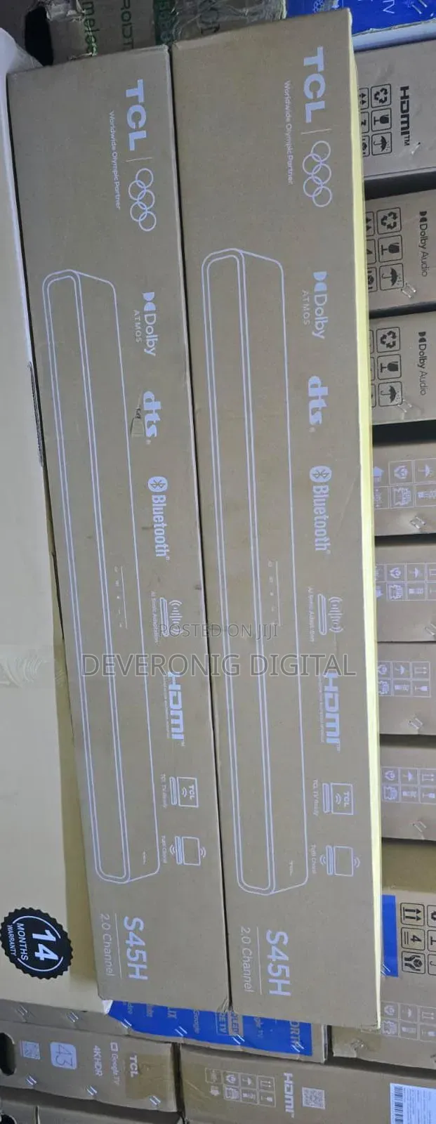 Soundbar 2.0 Channel S45h
Bluetooth 
Dolby Atmos
Hdmi
Ai Sonic