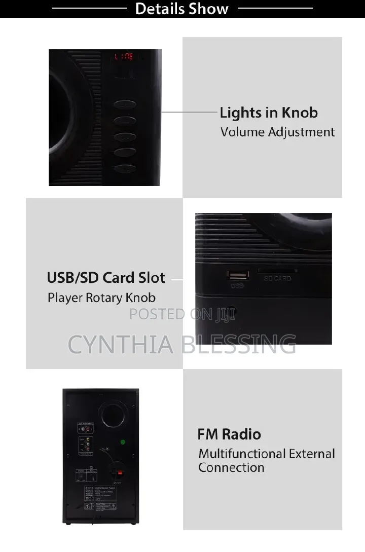 Ecomax 3.1ch Bluetooth Lm-1108 Woofer
