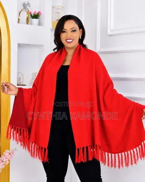 Plain Shawls With Fringes