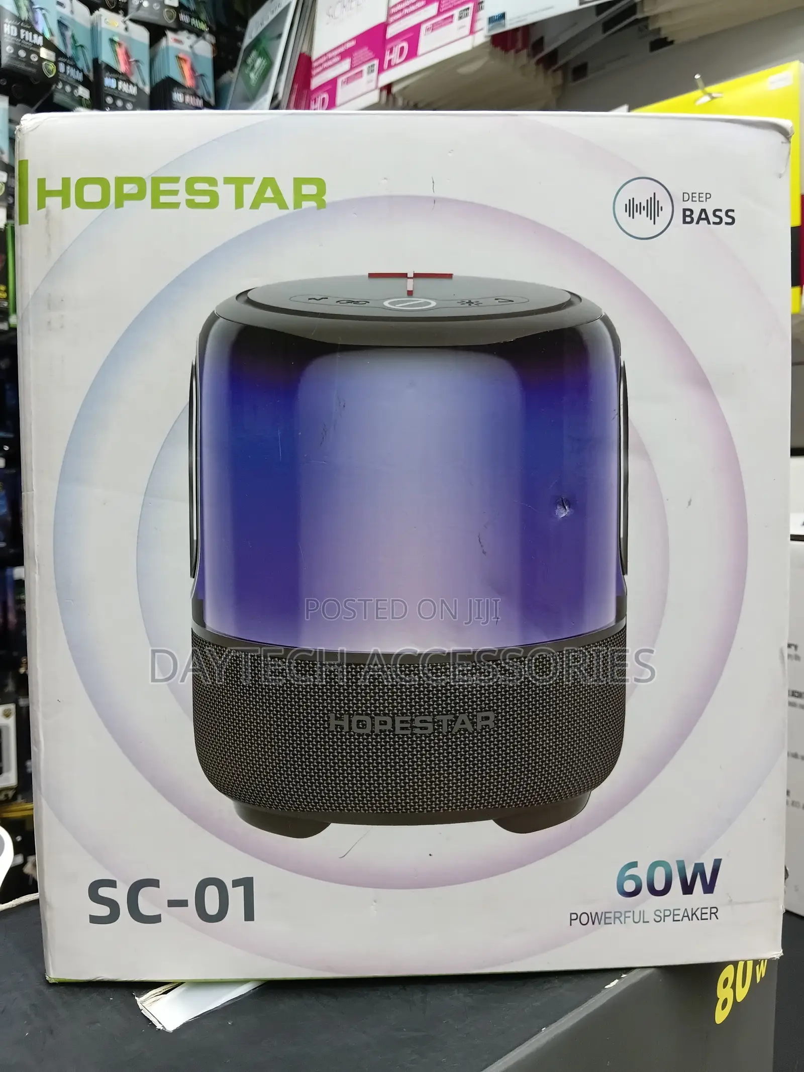 Hopestar Sc-01 Waterproof Led Light Wireless Bluetooth Speaker