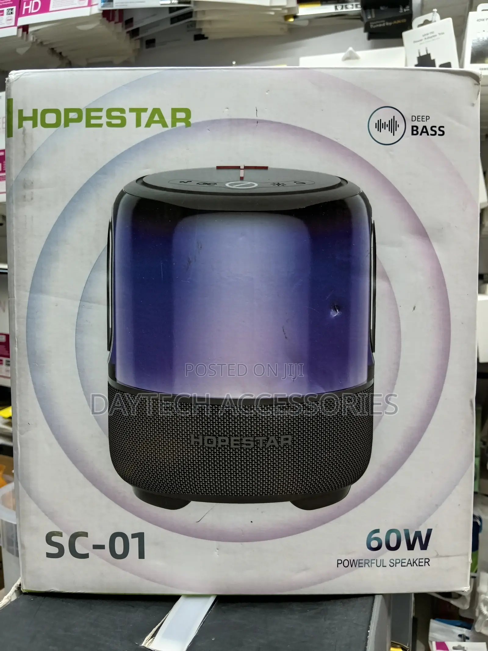 Hopestar Sc-01 60w Portable Speaker With TWS Function RGB Backlight