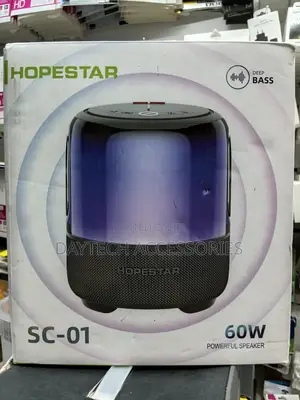 Hopestar Sc-01 60w Portable Speaker With TWS Function RGB Backlight