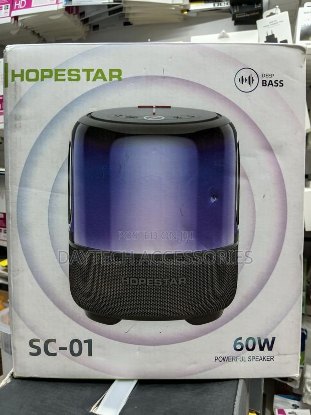 Hopestar Sc-01 60w Portable Speaker With TWS Function RGB Backlight