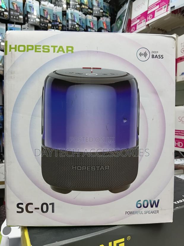 Hopestar Sc-01 60w Portable Speaker With TWS Function RGB Backlight - thumbnail 2