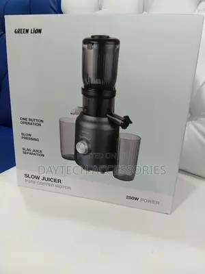 Green Lion Slow Juicer Pure Copper Motor - Black