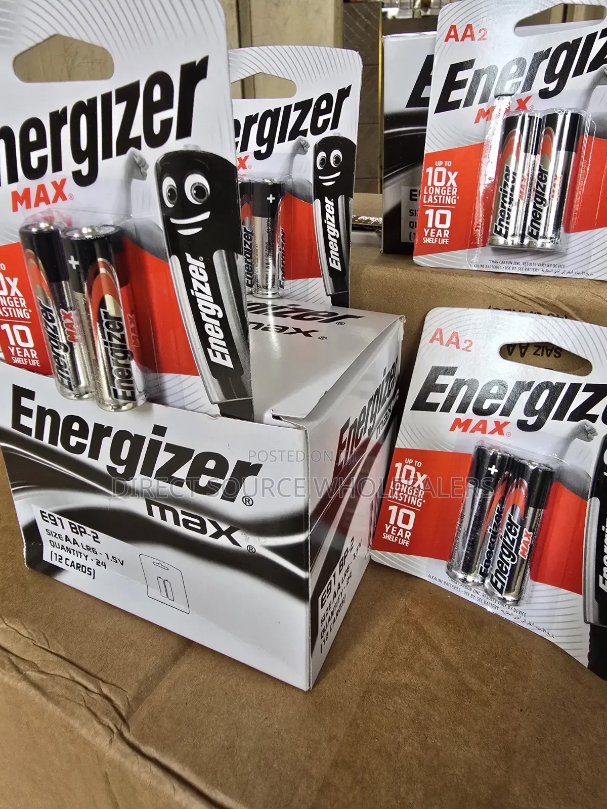 Original Energizer Aa Lr6 Batteries 2 Pack – 10 Year Shelf Life