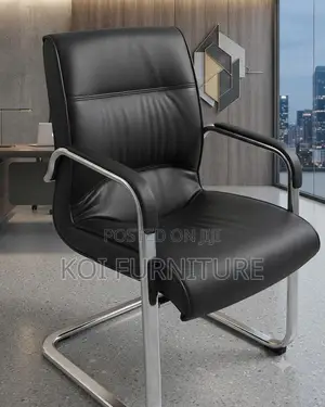 Office Chairs; Leather Visitors Heavy Up Office Chair