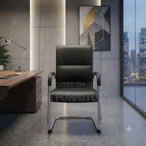 Office Chairs; Leather Visitors Heavy Up Office Chair