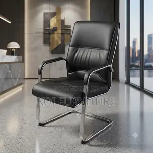 Office Chairs; Leather Visitors Heavy Up Office Chair