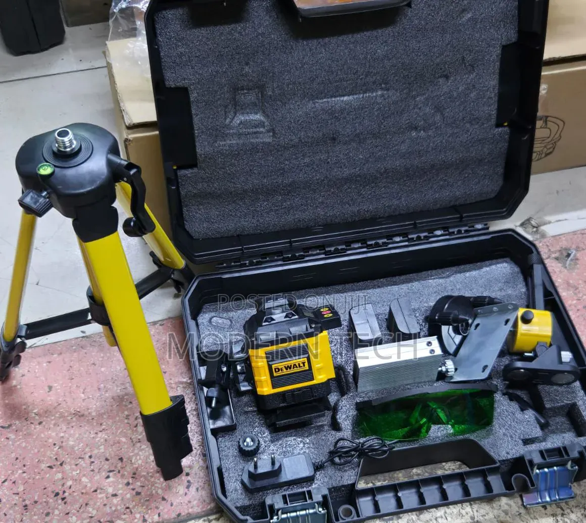 Dewalt Professional Laser Level With Adjustable Tripod Stand