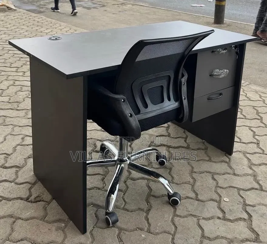 Medium Desk and Office Chair