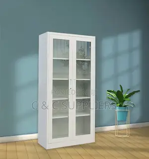 2-Door Full Glass Cabinet