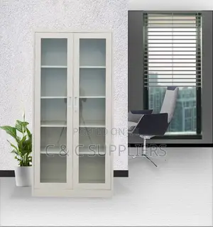 2-Door Full Glass Cabinet
