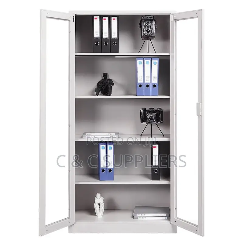 2-Door Full Glass Cabinet