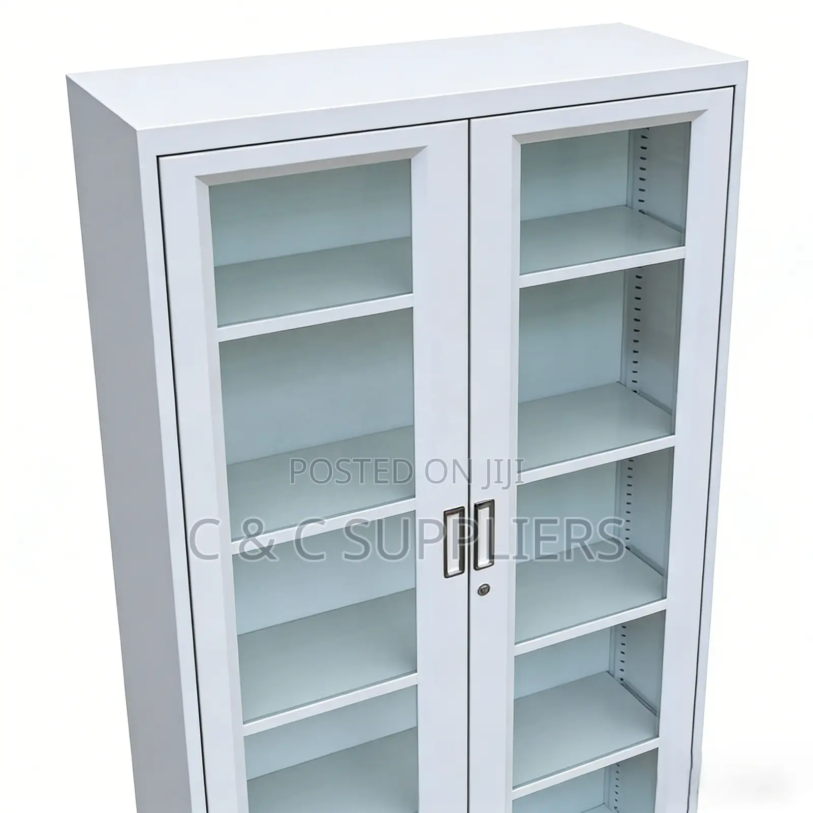 2-Door Full Glass Cabinet