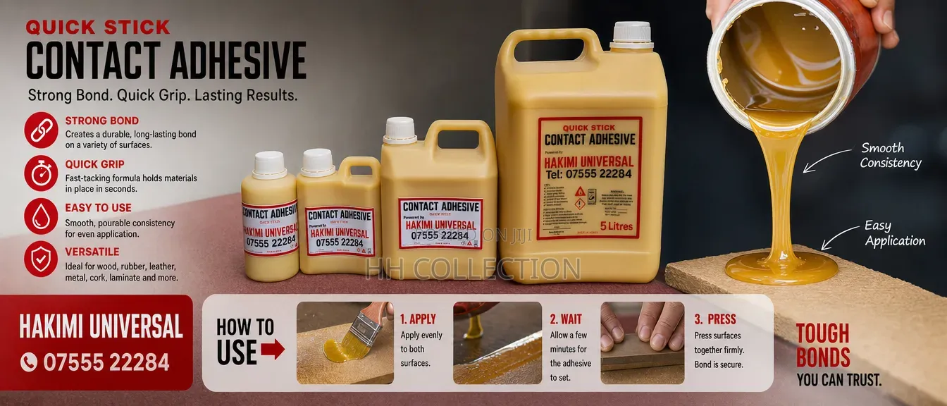 Conta Glue 5ltr Contact Adhesive - Hakimi Universal