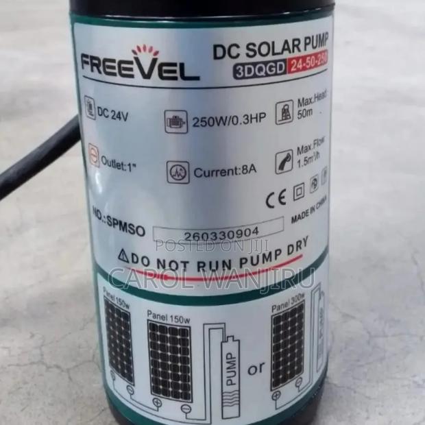 Freevel Dc 250w Solar Pump/24v Freevel 250w Solar Pump