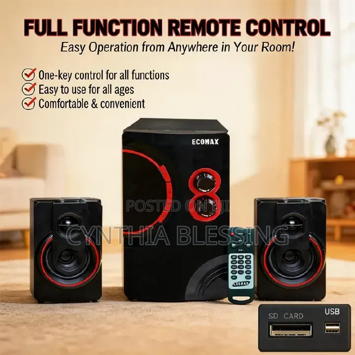Ecomax 3.1 Ch Hi-Fi Bluetooth Woofer