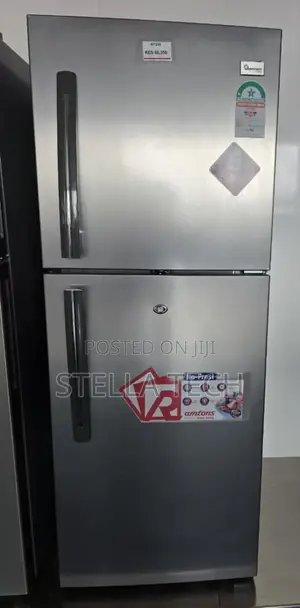 Ramtons Rf/239-196 Litres Double Door No Frost Fridge-Silver