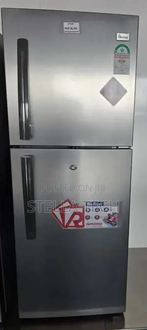 Ramtons Rf/239-196 Litres Double Door No Frost Fridge-Silver