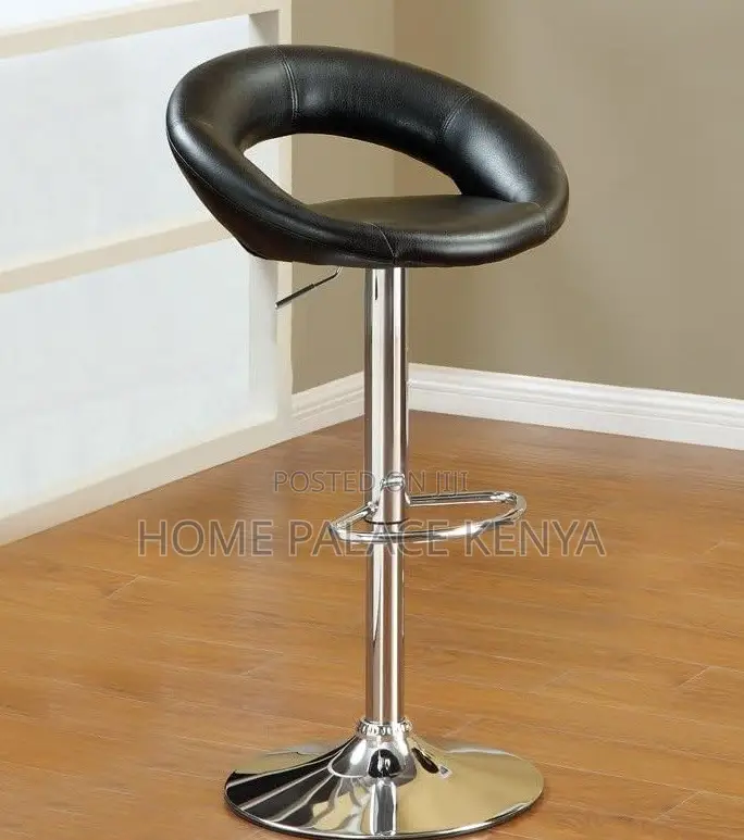 Bar Stool: Bespoke Artistic High Swivel Chair