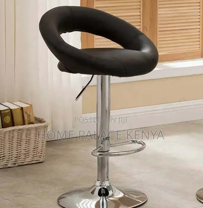 Bar Stool: Bespoke Artistic High Swivel Chair