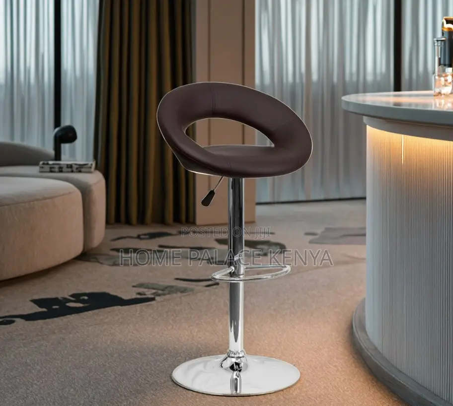 Bar Stool: Bespoke Artistic High Swivel Chair
