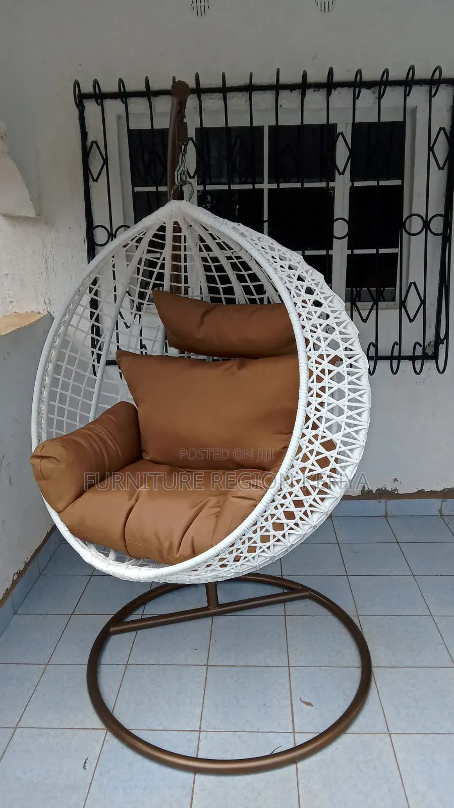 Imported Hammock Seat, White
