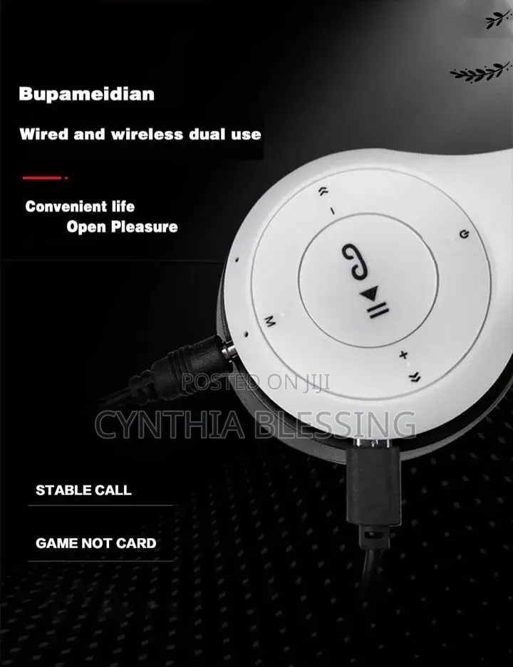 P47 Wireless Stereo Bass Bluetooth Headphones Foldable