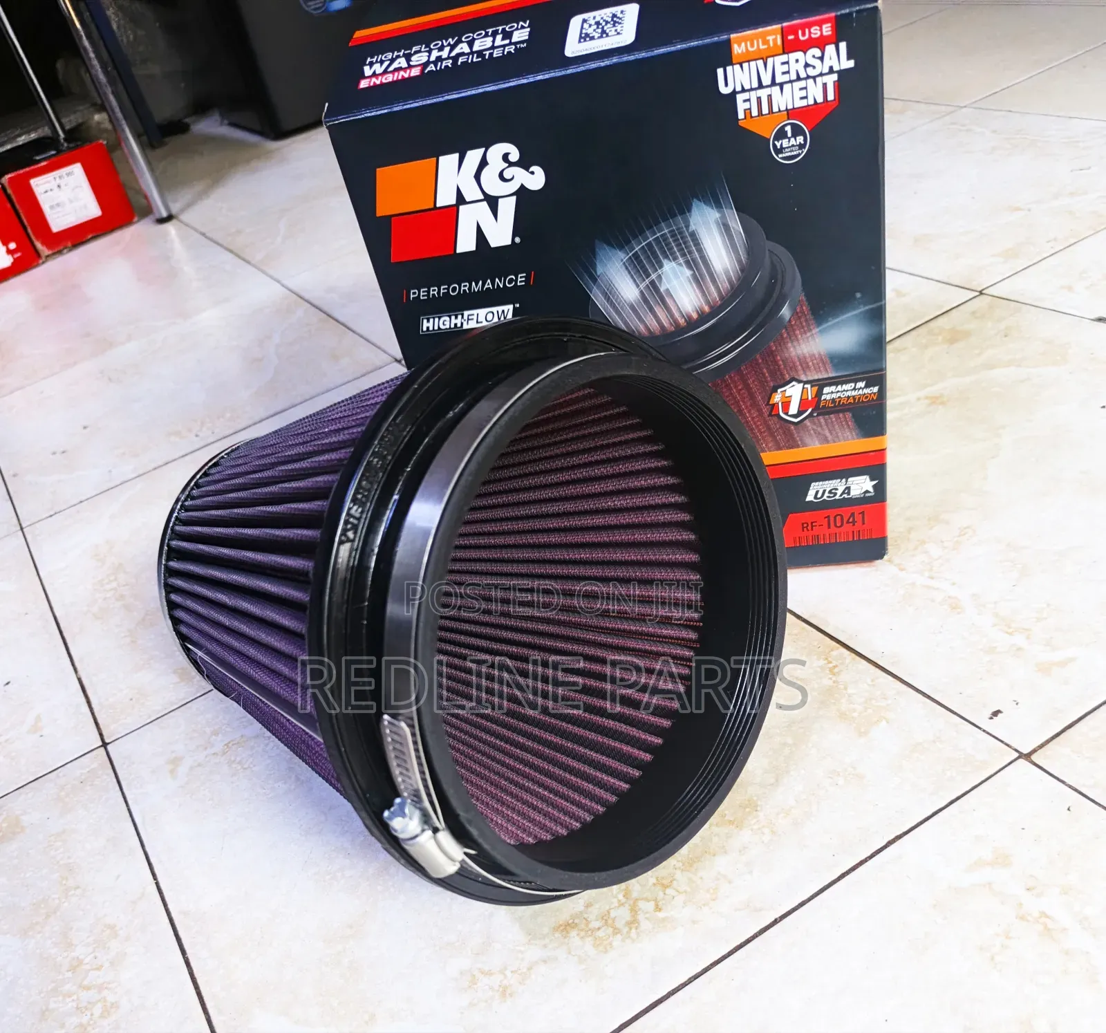 K N Air Filter 6"