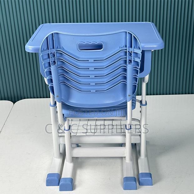 Modern Blue Home Kid's Desk Chair Set - thumbnail 4
