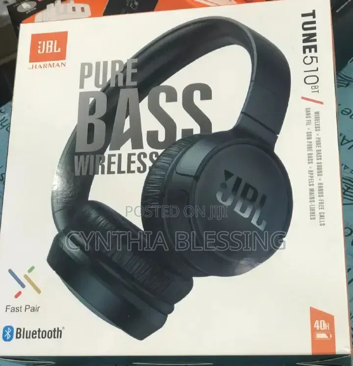 JBL Tune 510bt Noise Cancelling Wireless Headphones