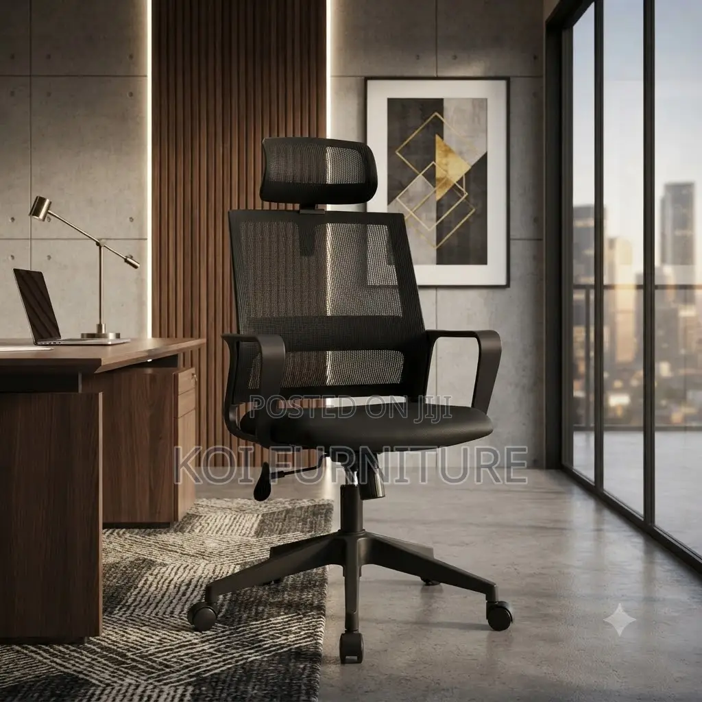 Office Chairs; High Back Ergonomic Mesh Office Chairs