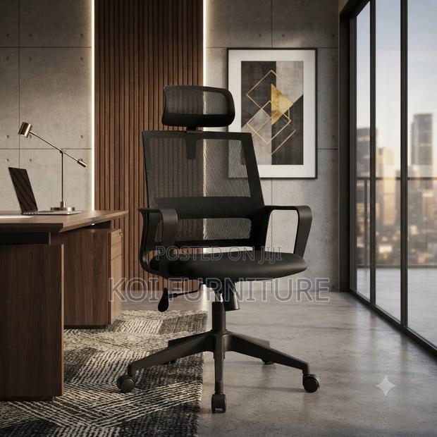 Office Chairs; High Back Ergonomic Mesh Office Chairs - thumbnail 2