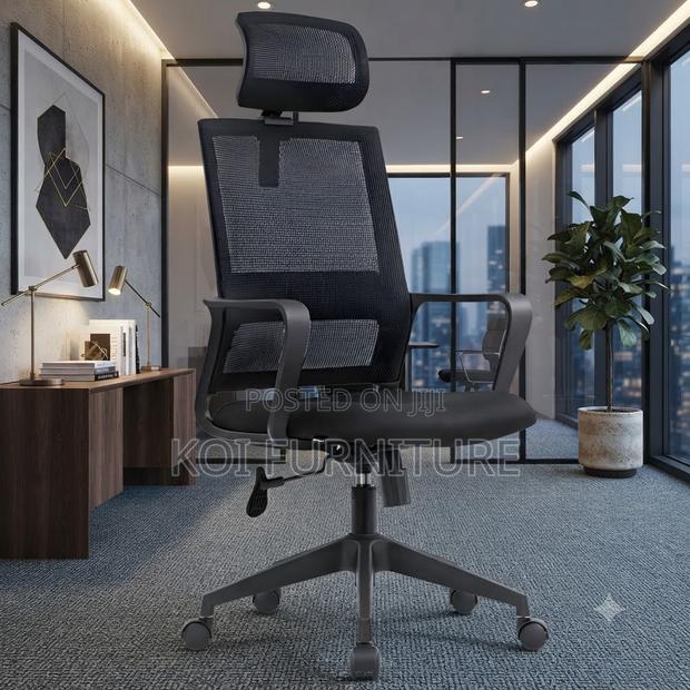 Office Chairs; High Back Ergonomic Mesh Office Chairs - thumbnail 5