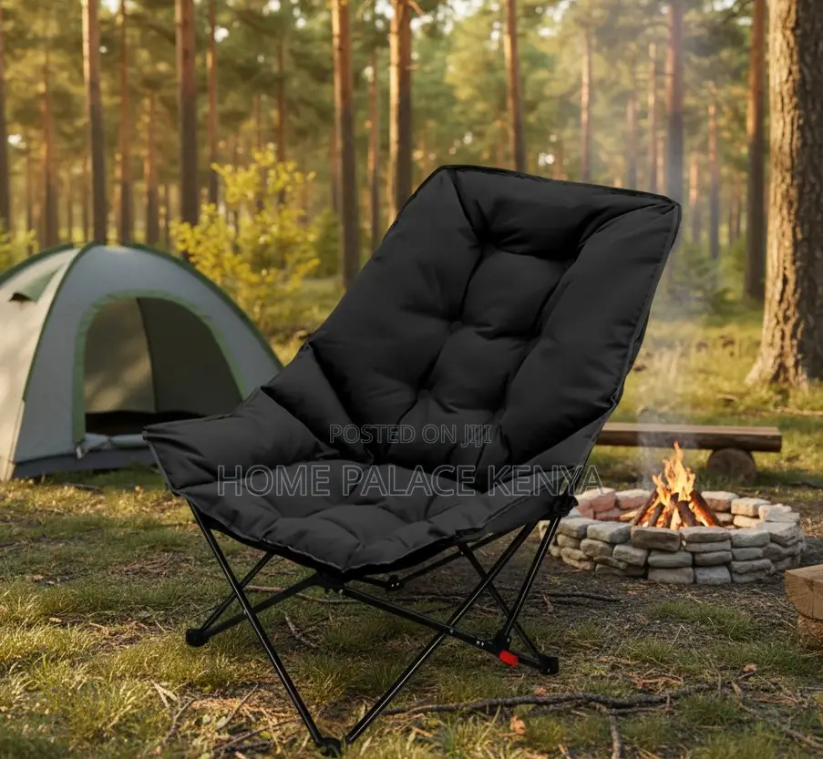 Camping Chair: Ultra Light Soft Cushion Moon Chair