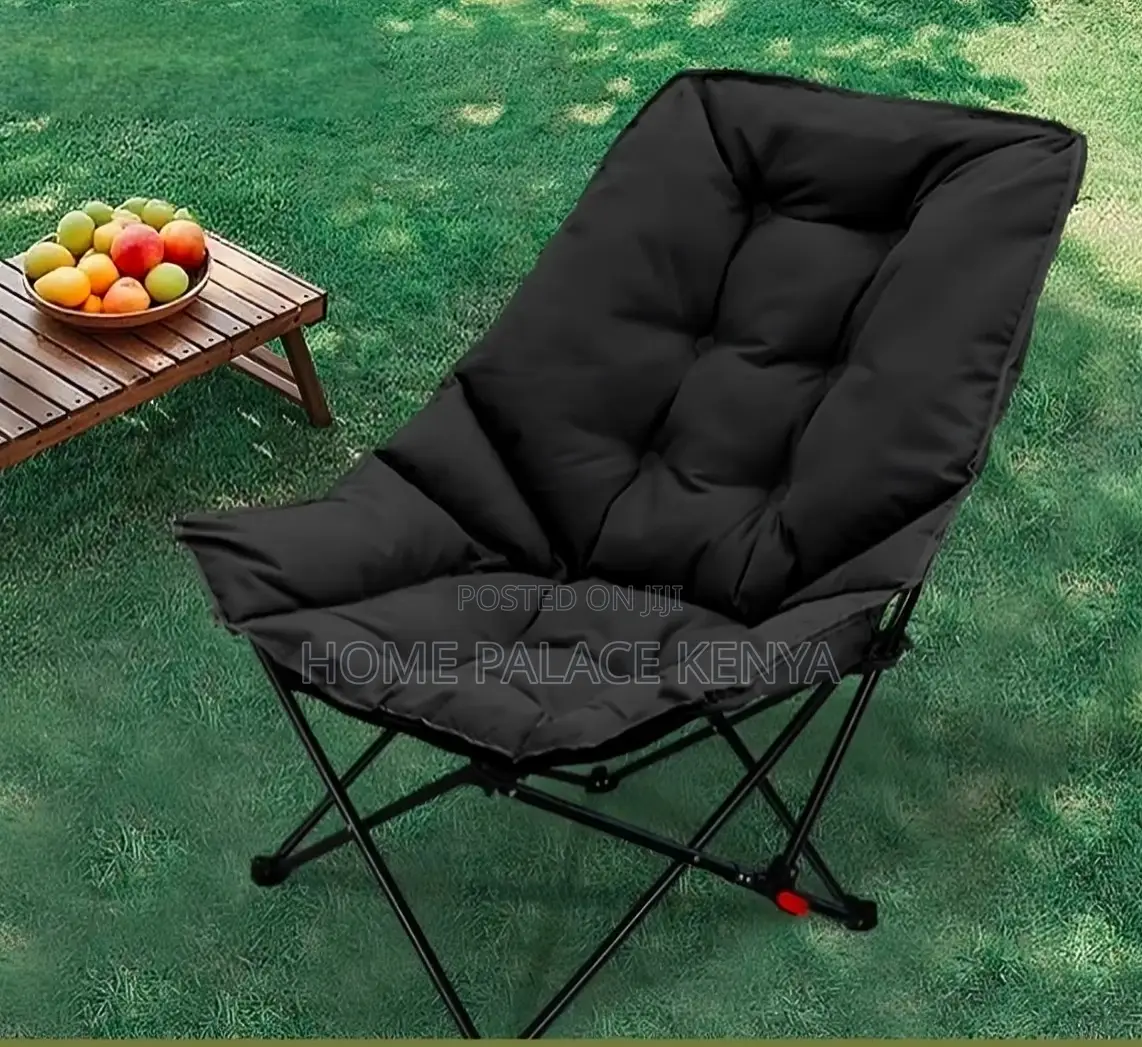 Camping Chair: Ultra Light Soft Cushion Moon Chair