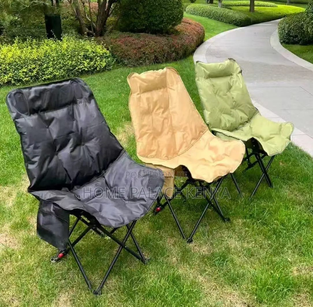 Camping Chair: Ultra Light Soft Cushion Moon Chair