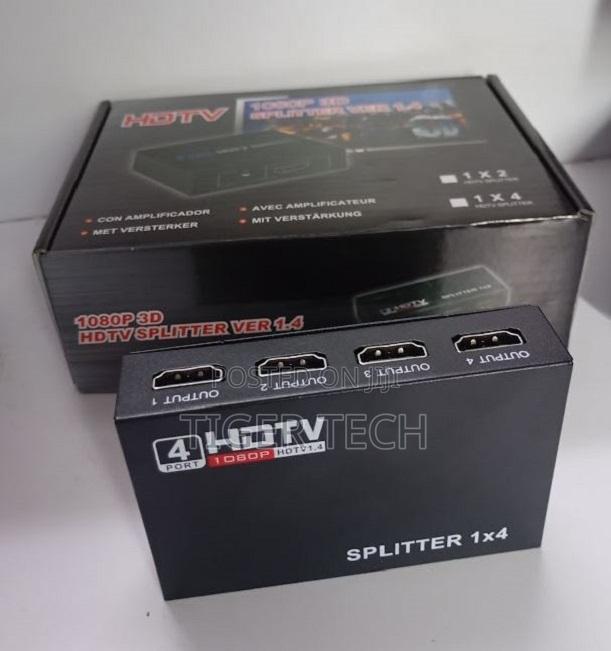 Hdtv Splitter 1-input Port And 4-port Out(1x4)Signal Amplification