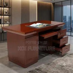 Office Desk; 1.2 Meter Executive Merkel Mahogany Desk