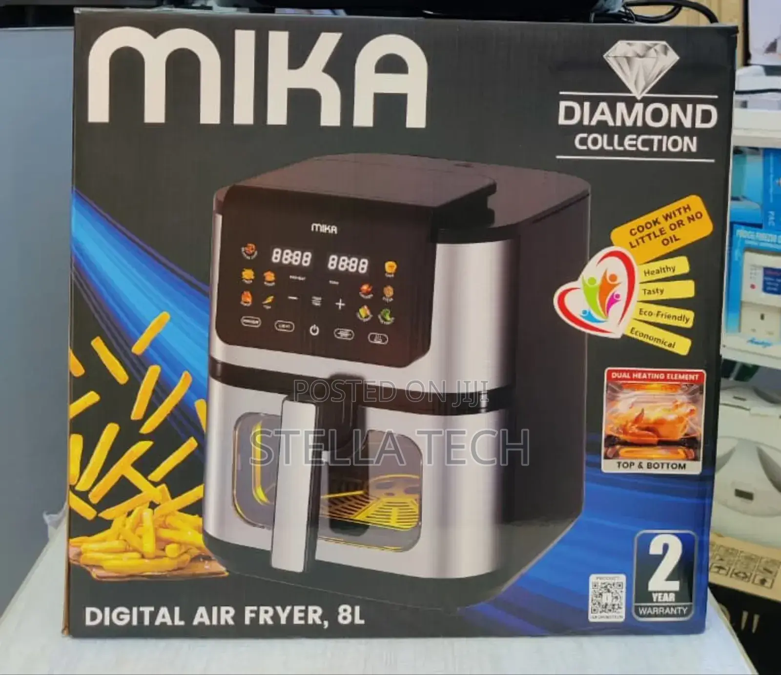 Mika Air Fryer Digital 8l