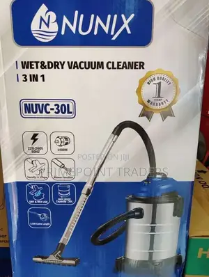 Nunix 30l Heavy-Duty Vacuum Cleaner – Powerful Wet Dry Cleaning