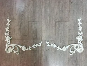 Decorative Wainscoting Corner Flower