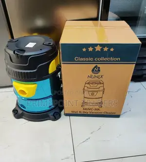 Nunix Professional 20l Wet Dry Vacuum Cleaner –Durable Easy to Use