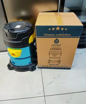 Nunix Professional 20l Wet Dry Vacuum Cleaner –Durable Easy to Use