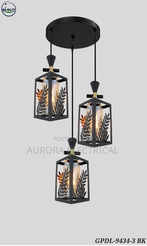 Hanging Pendant Light 3in 1