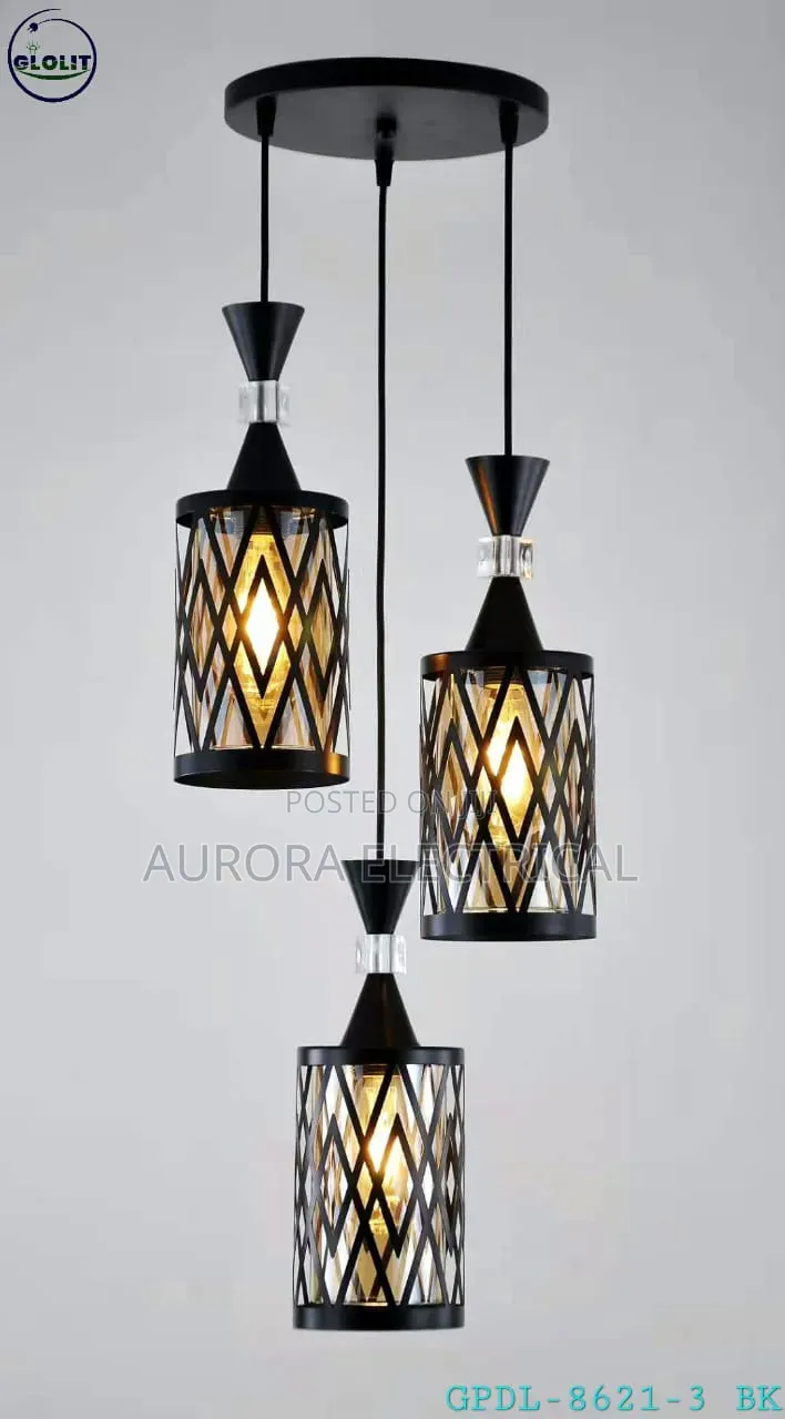 Hanging Pendant Light 3in 1