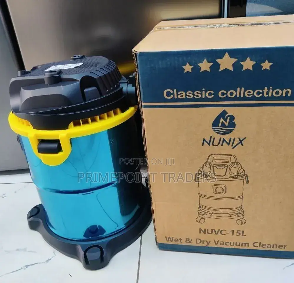 Nunix Wet Dry Vacuum Cleaner 15 Litres – Compact Power for Everyday